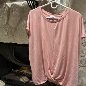 XXXL blush cap sleeved blouse